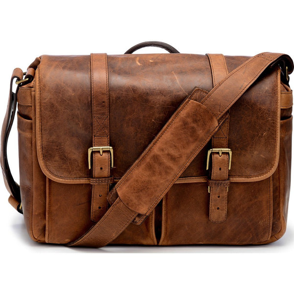 ONA Brixton Camera Messenger Antique Cognac ONA5-013LBR - Sportique