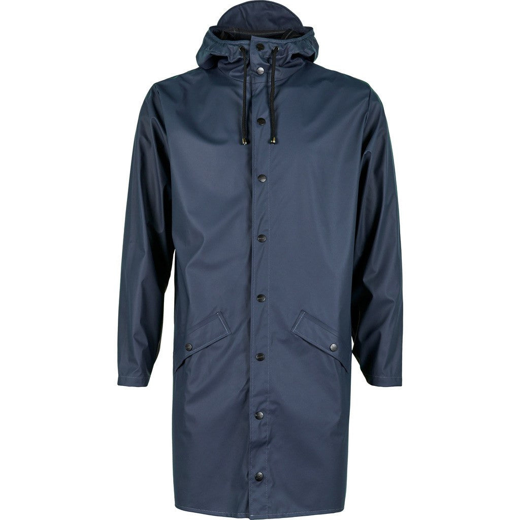 RAINS Waterproof Long Jacket Blue 1202 - Sportique
