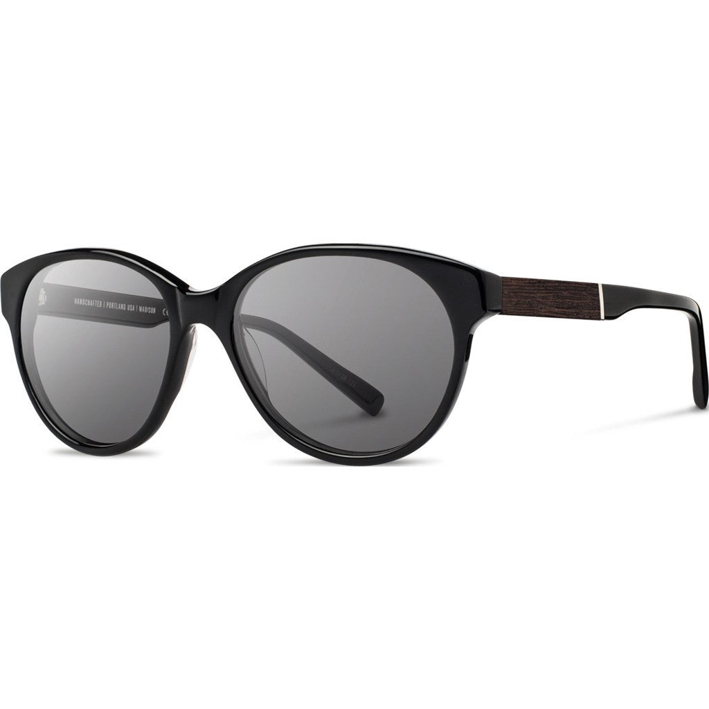 Shwood Madison Acetate Sunglasses Black & Ebony / Grey – Sportique