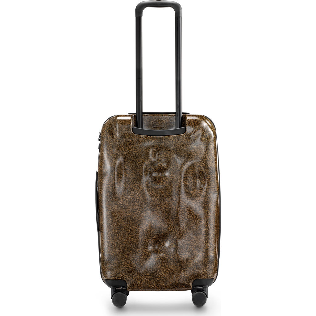 Crash Baggage Surface Medium Trolley Suitcase in Brown Fur – Sportique