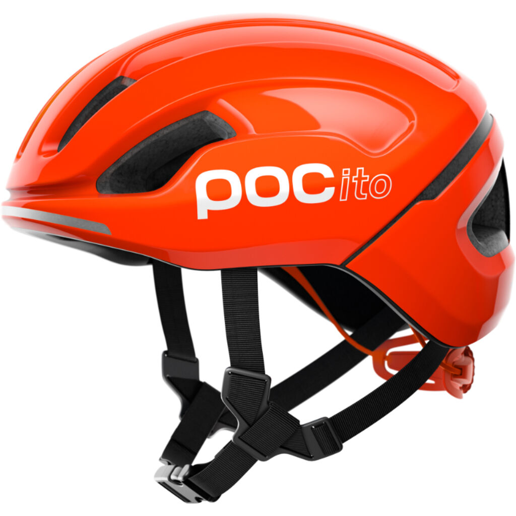 orange cycling helmet