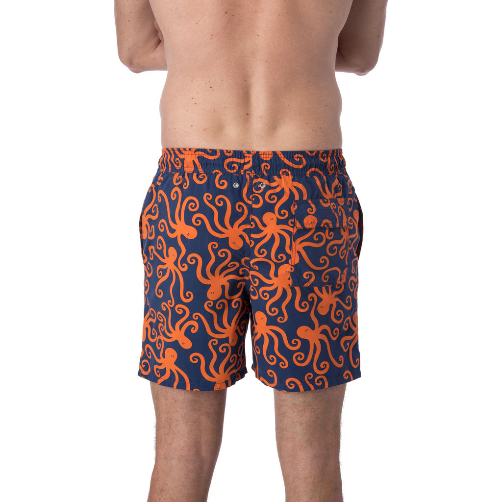 Tom \u0026 Teddy Men's Octopus Swim Trunk 