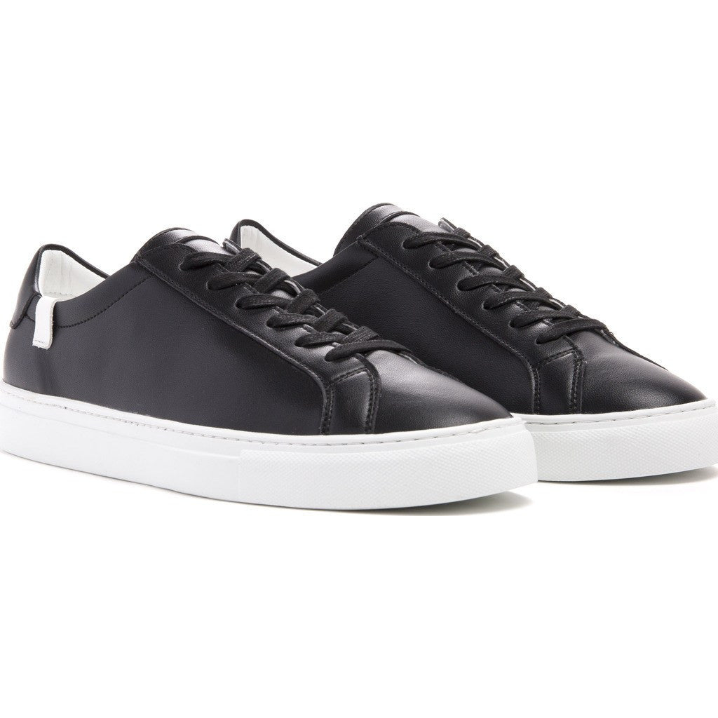 House of Future Original Low-Top Micro-Leather Shoes | Black - Sportique
