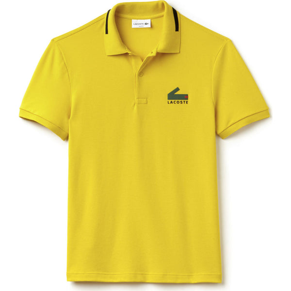 yellow lacoste tshirt