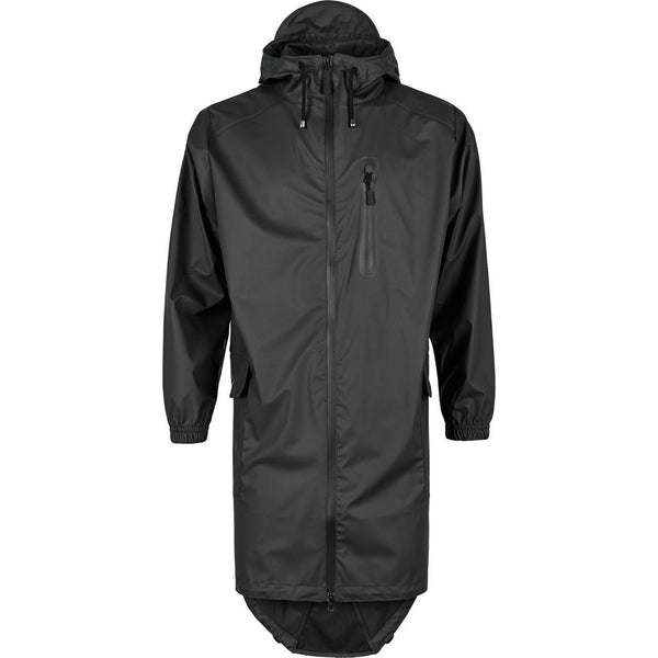 RAINS Waterproof Parka Coat Black 1233 - Sportique