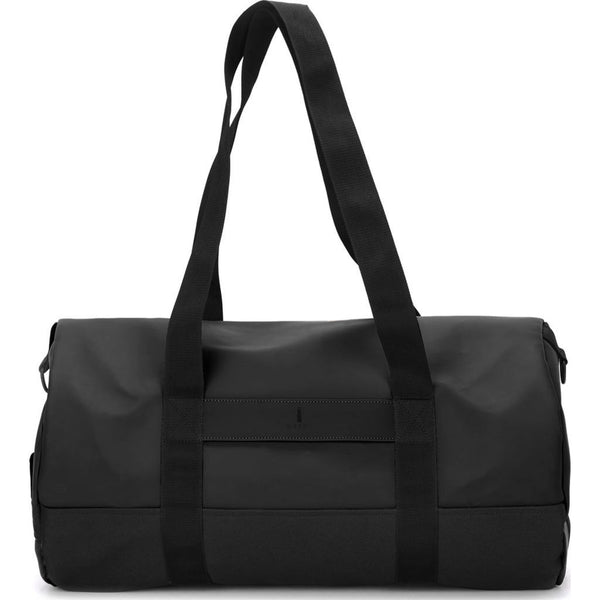 RAINS Waterproof Duffel Bag in All Black - Sportique
