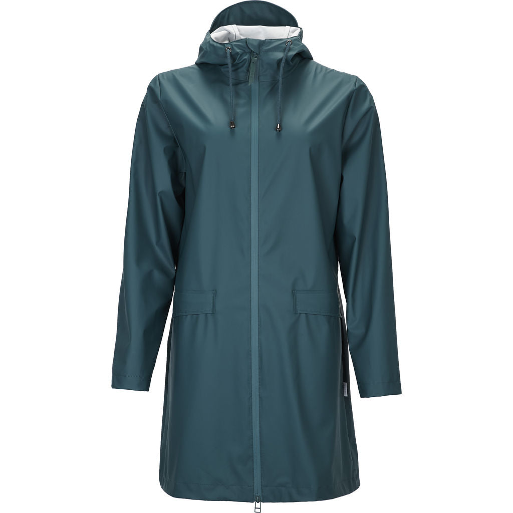 Rains Women's Waterproof W Coat | Dark Teal - Sportique