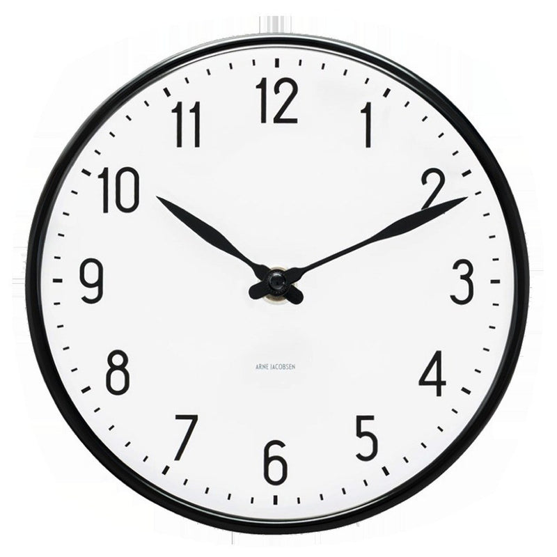 Arne Jacobsen Station Wall Clock | White