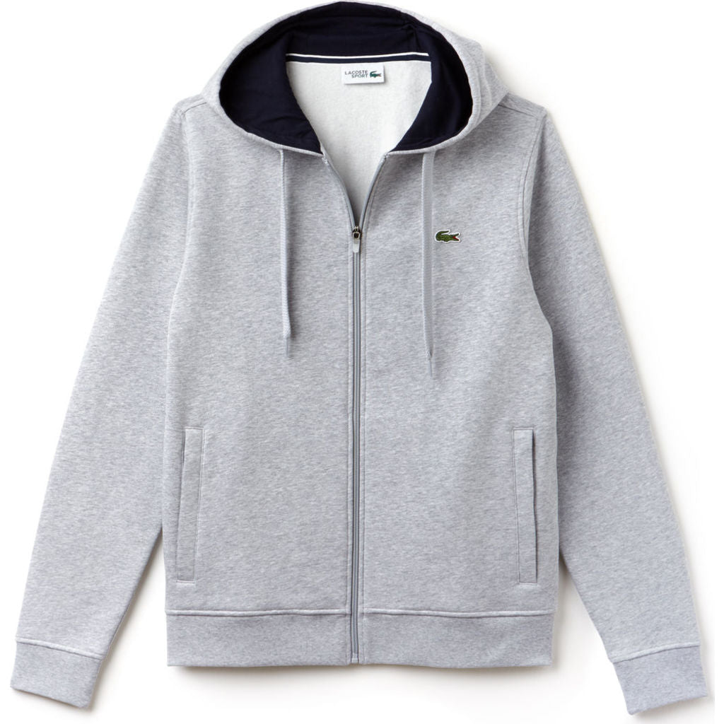 lacoste men's zip up hoodie