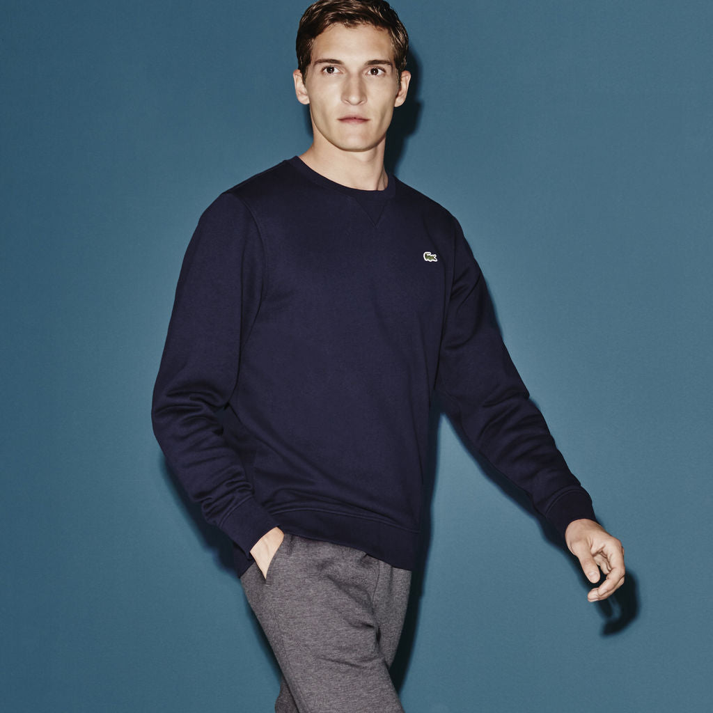 navy crewneck sweatshirt