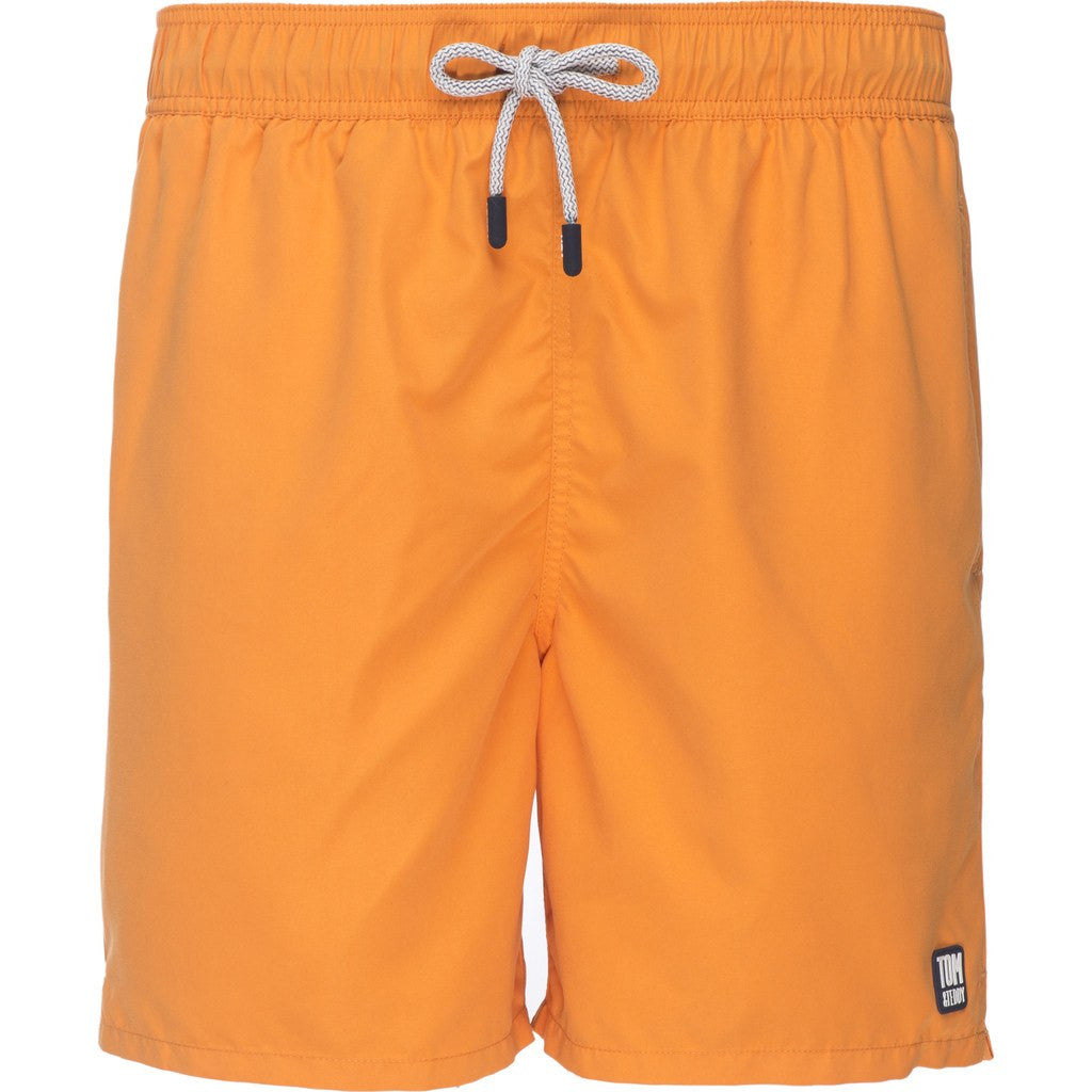 Tom & Teddy Solid Men's Swim Trunk Baked Orange – Sportique