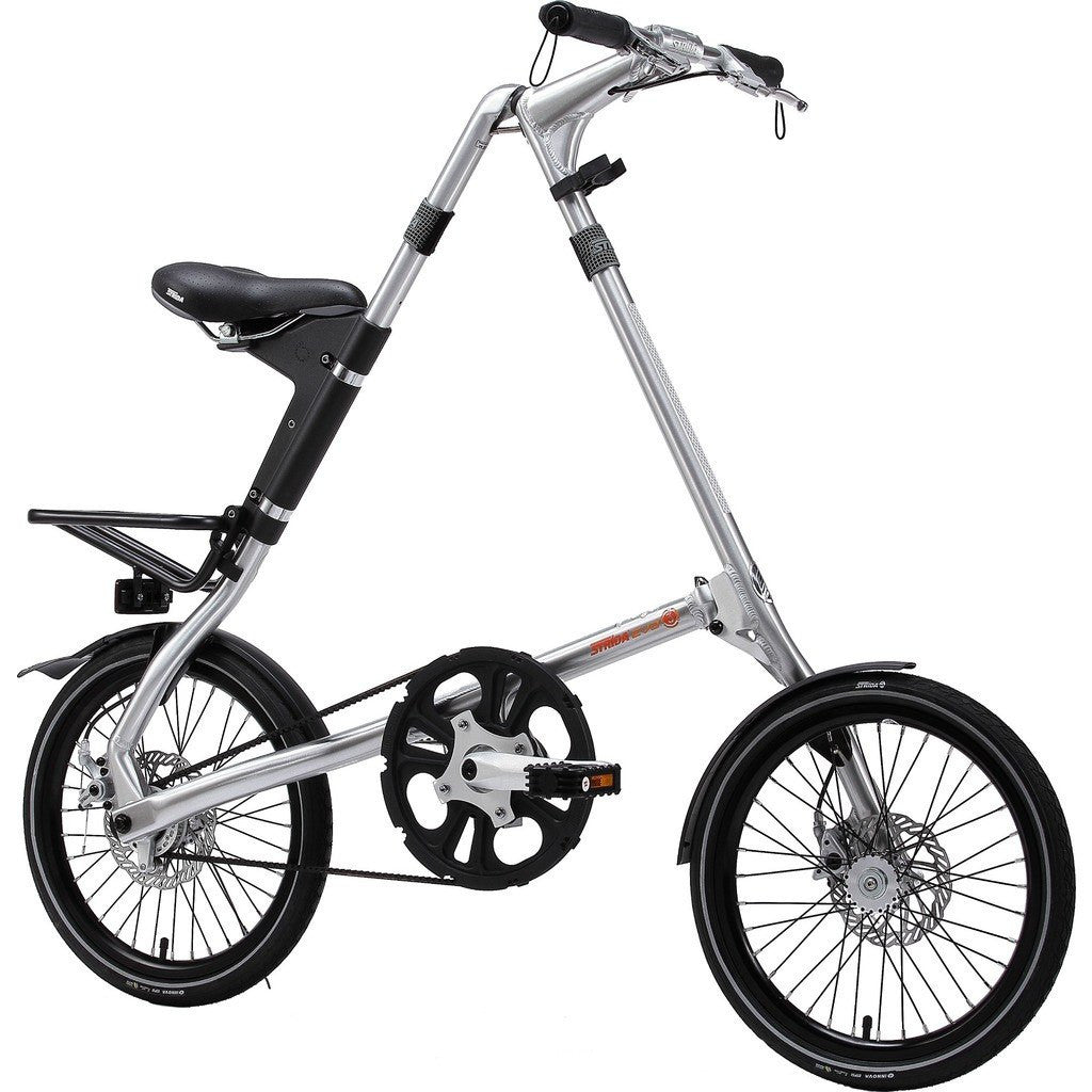 STRiDA EVO Folding Bicycle Brushed Silver ST18141MI