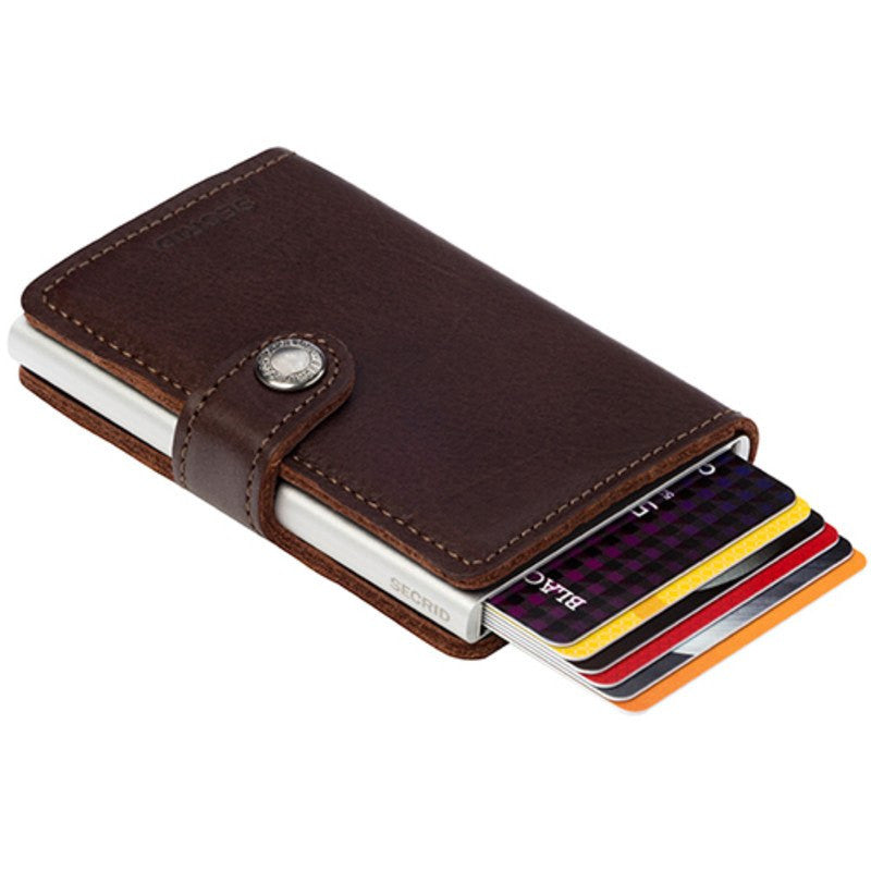 Secrid Mini Wallet Original Dark Brown MO-Dark Brown - Sportique