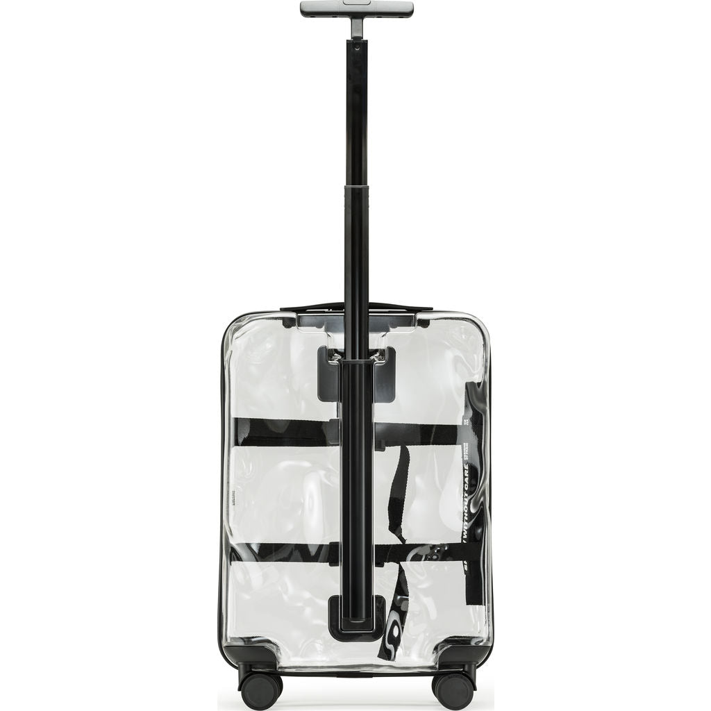 Crash Baggage Share Cabin Trolley Suitcase in Transparent - Sportique