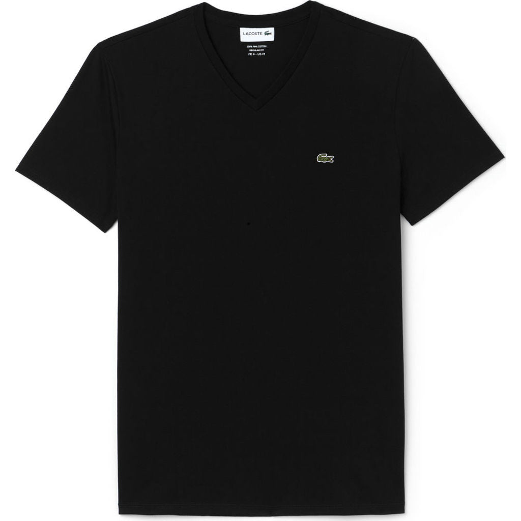 lacoste black v neck