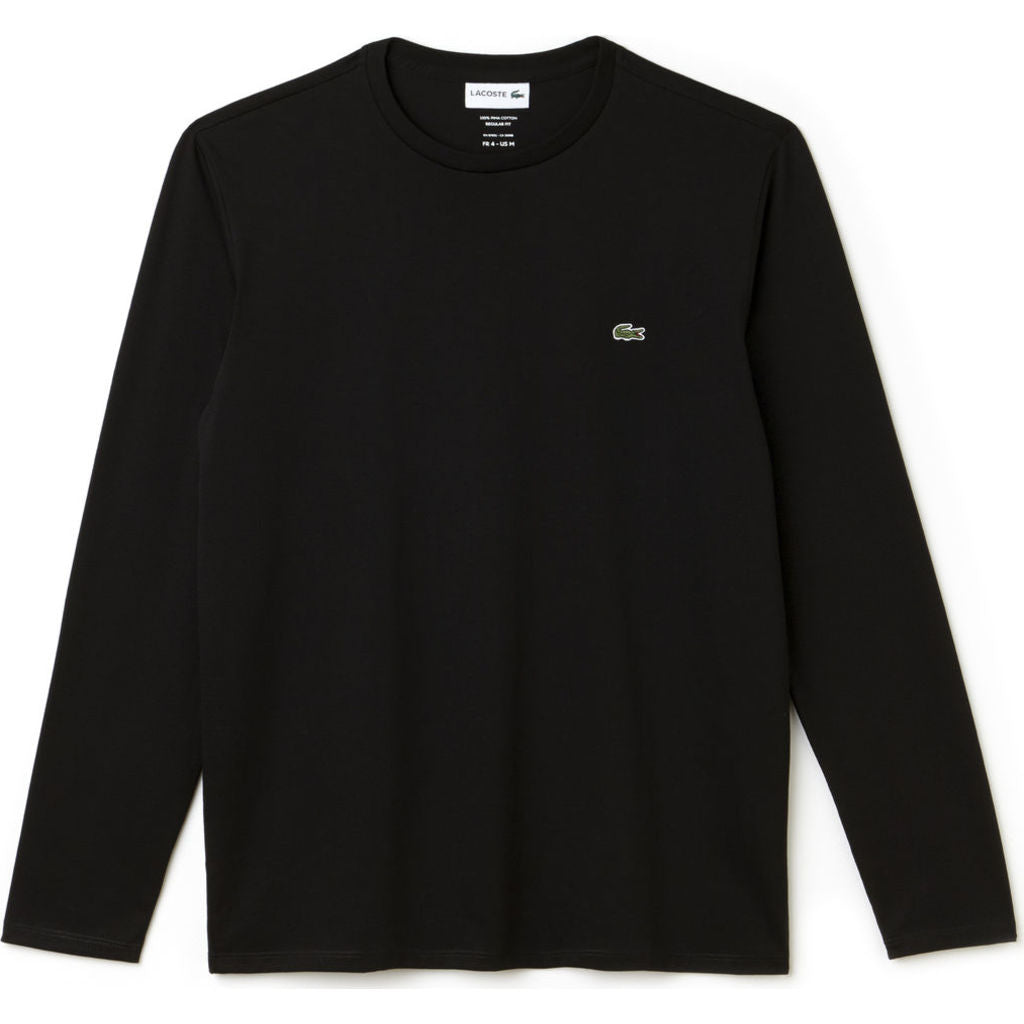 lacoste long sleeve black