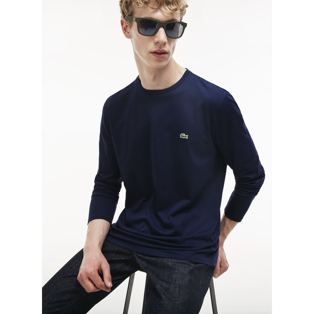 mens lacoste long sleeve t shirt