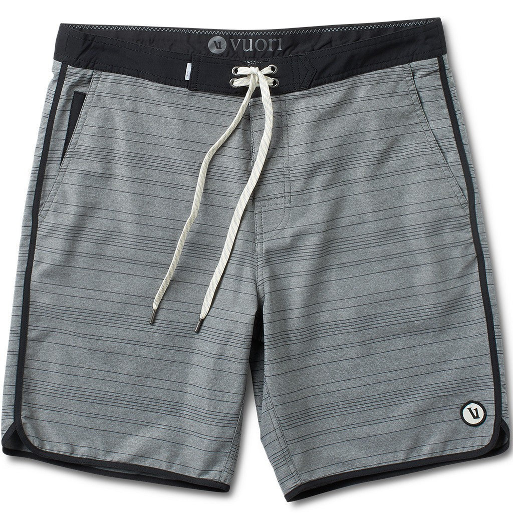 Vuori Cruise Boardshorts | Grey Micro Stripe V326 – Sportique