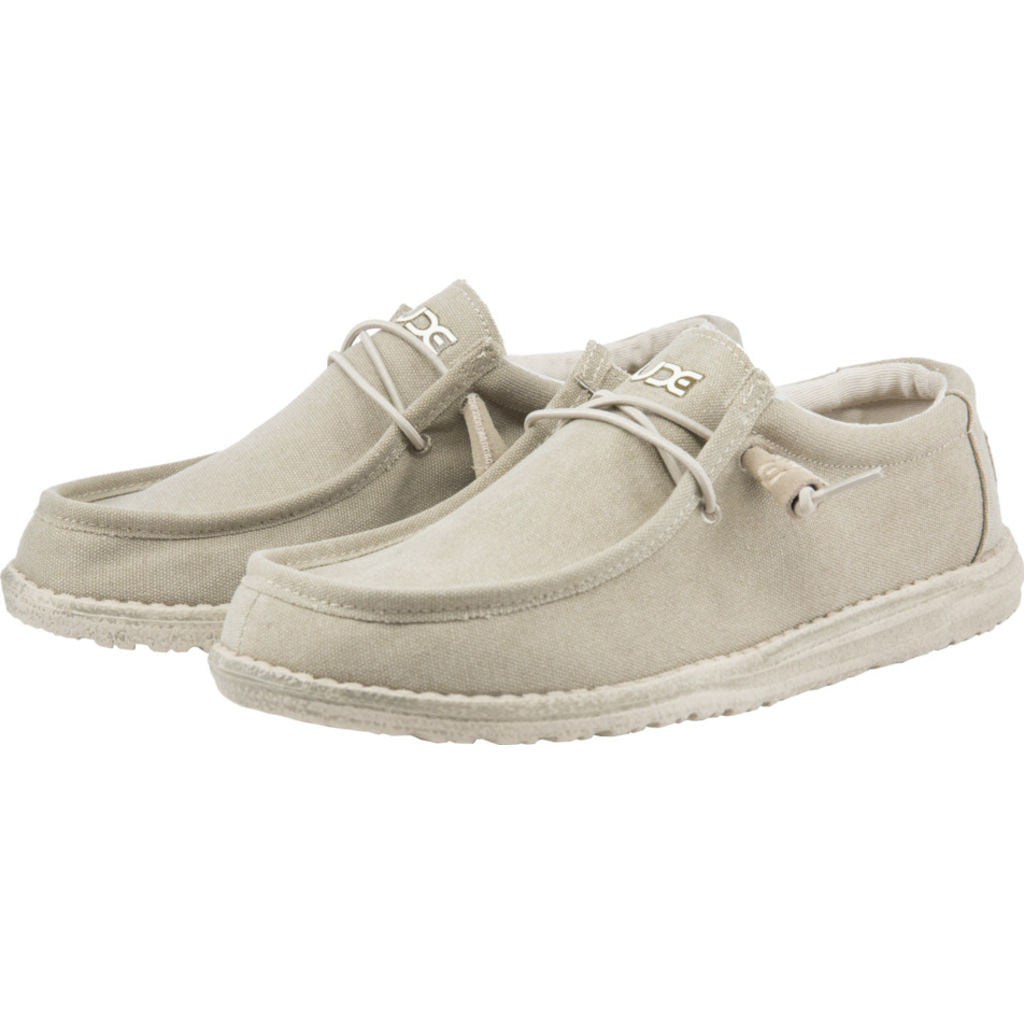 Hey Dude Wally Canvas Shoes | Oat 