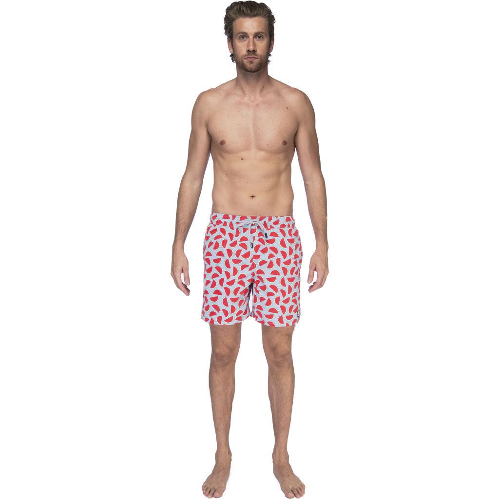 Tom & Teddy Men's Watermelon Swim Trunk Red - Sportique