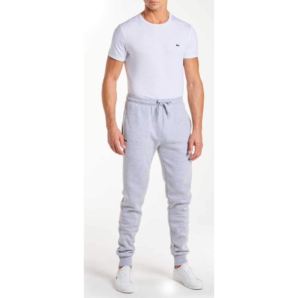 men's lacoste sport cotton fleece tennis sweatpants