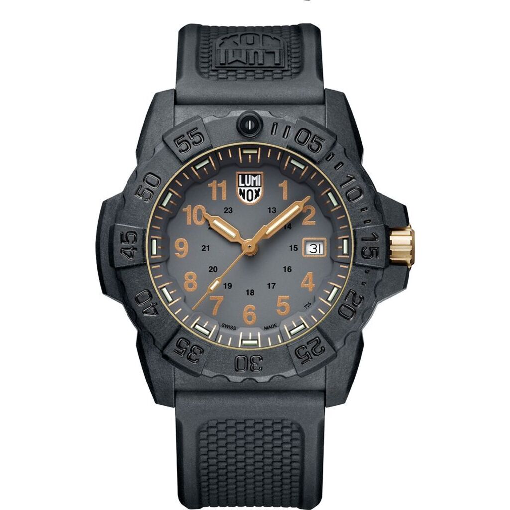 Luminox Navy Seal 3508.GOLD Military Dive Watch | Black/Gold - Sportique