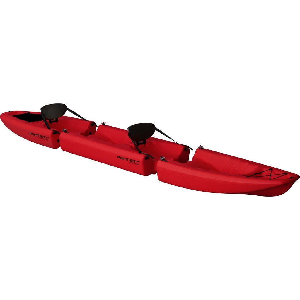 Point 65 Apollo Modular Tandem Kayak Red Sportique