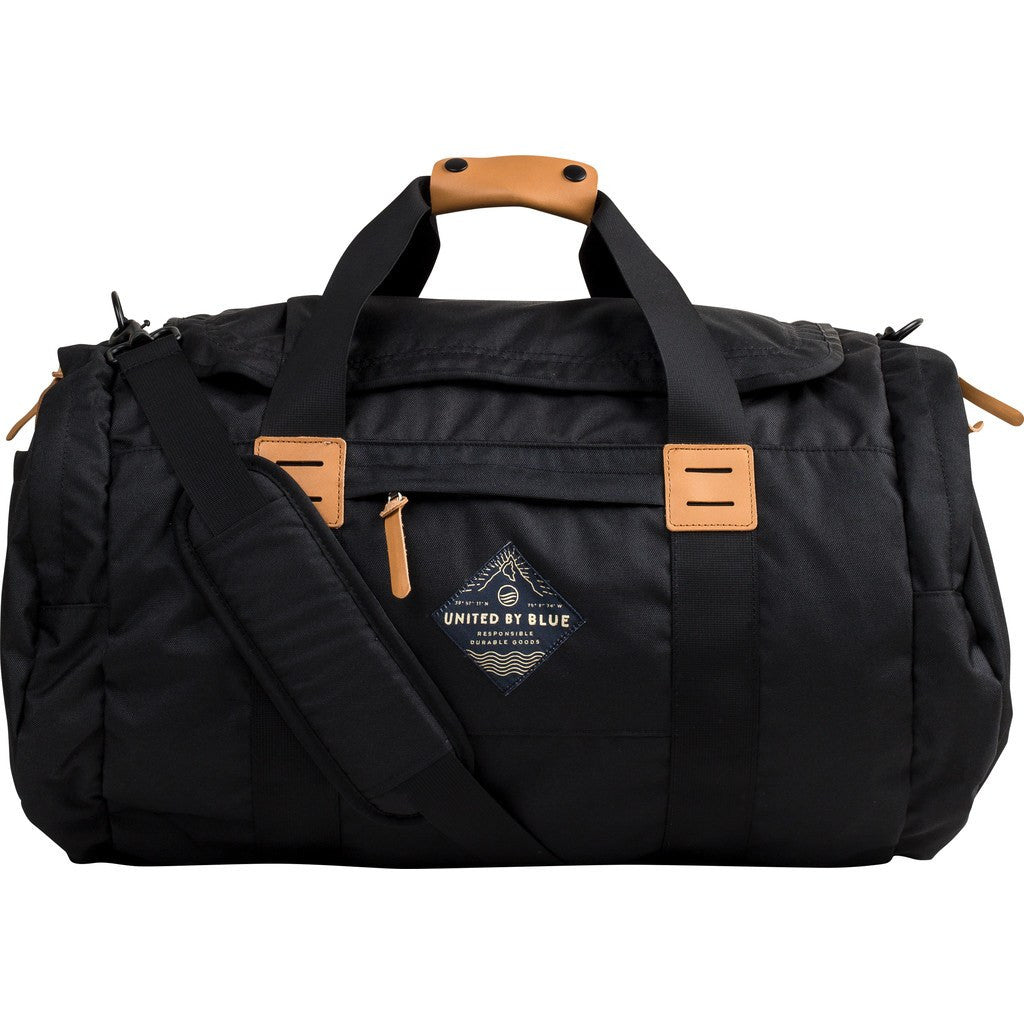 United By Blue 55L Arc Duffle Bag Black ARCDUFF-BK - Sportique