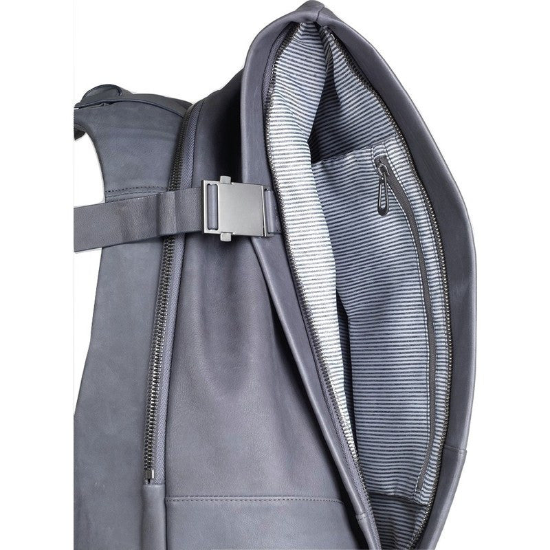 Cote&Ciel Isar Medium Alias Cowhide Leather Backpack Graphite 28390 ...