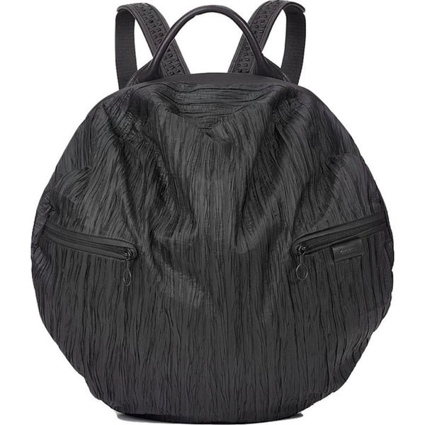 Cote&Ciel Moselle Poly Plisse Backpack Sand Black 28408 - Sportique