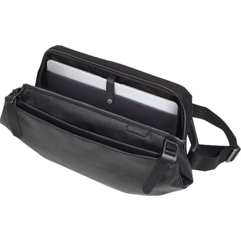 Cote&Ciel Riss Coated Canvas Sling Bag | Black