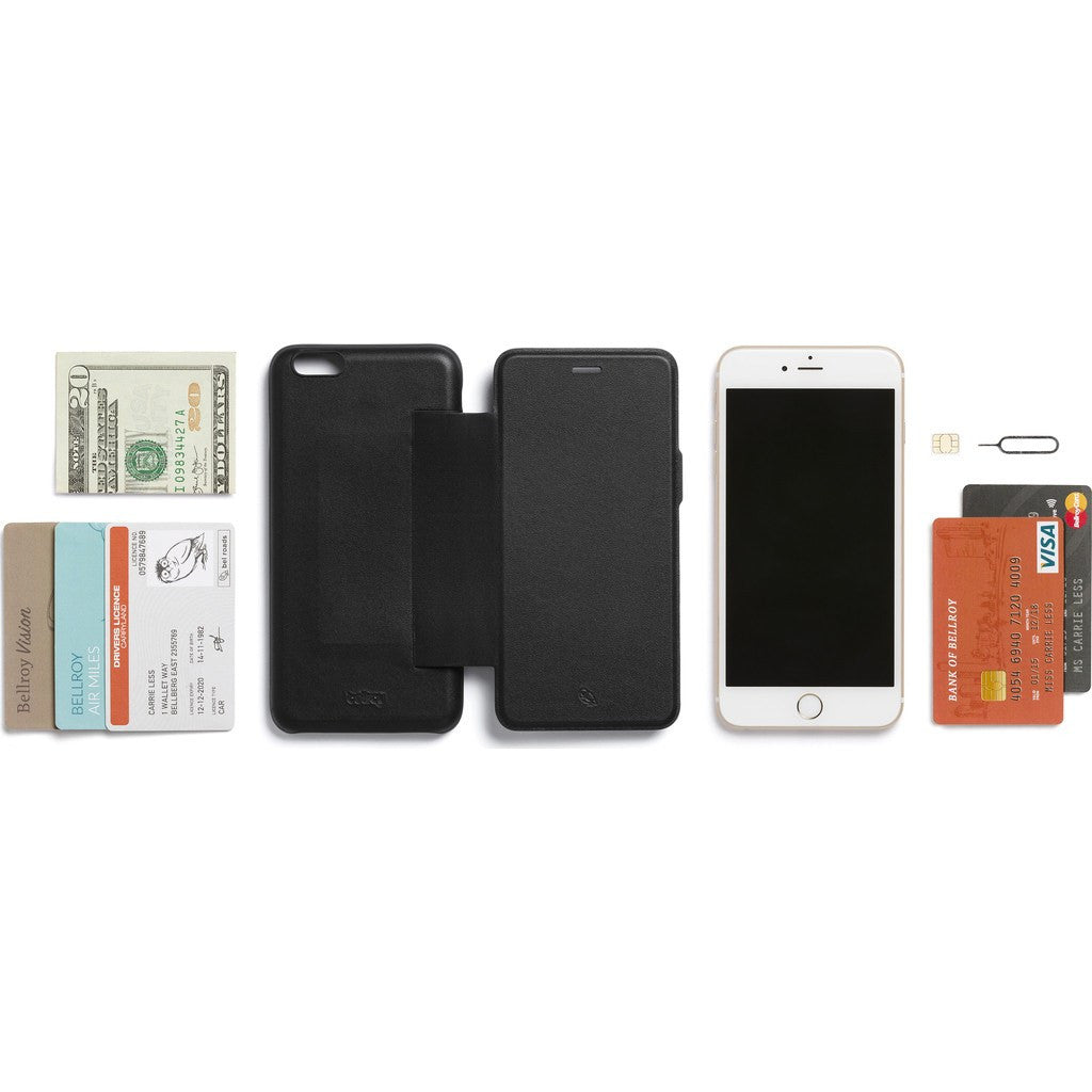 Bellroy Iphone 6 6s Plus Phone Case Wallet Black Pwpa Blk Sportique