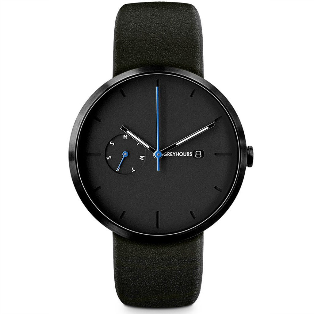 Greyhours Essential Dark Hours Watch Black ESSENTIALBLACK01 - Sportique