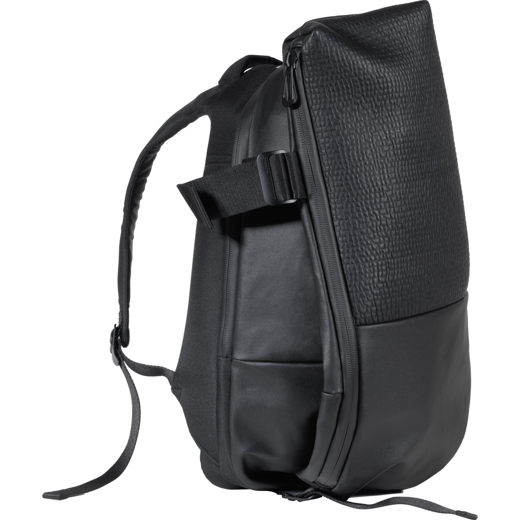 Cote et Ciel Isar Medium Veneer Neoprene Backpack Onyx 28442 - Sportique