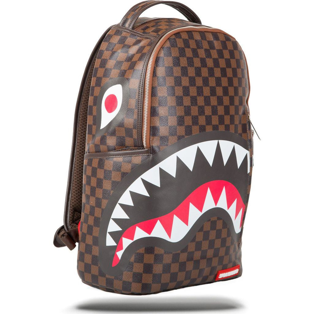 Sprayground Sharks In Paris Backpack Brown Black Sportique   Lvshark Product 3qtr 1024x1024 