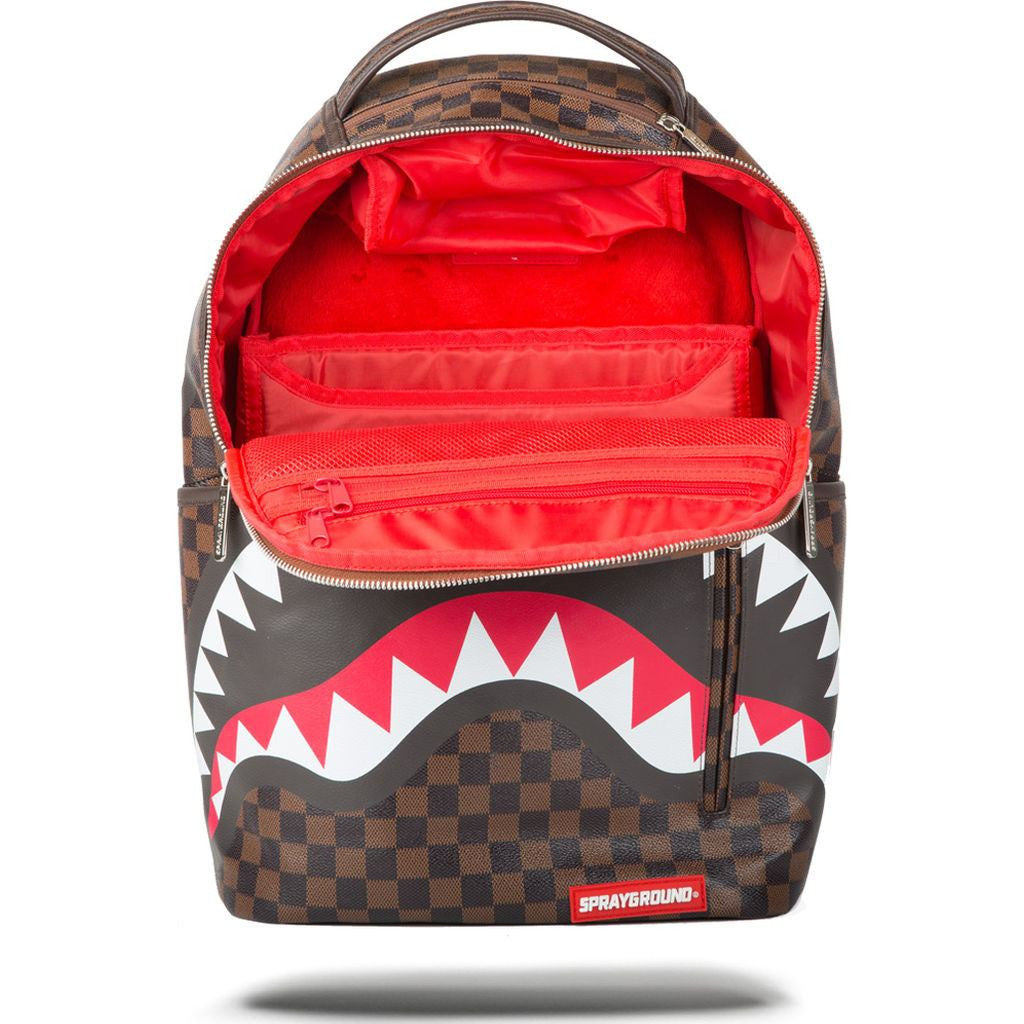 sprayground sharks in paris backpack