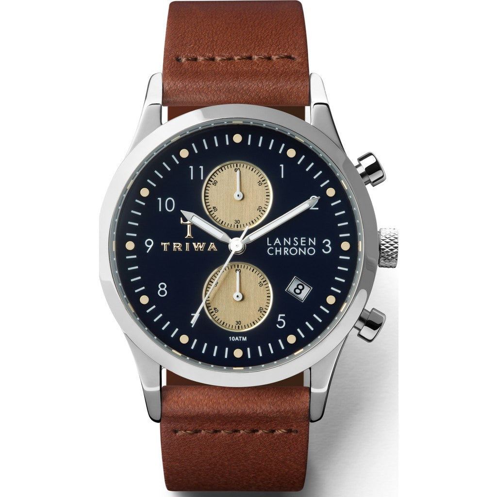 Triwa Pacific Lansen Chrono Watch Brown Classic LCST117-CL010212 ...