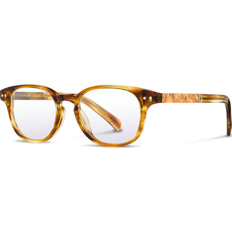 Shwood Rx Quimby Acetate Glasses | Honey / Maple Burl WRXAQHMA