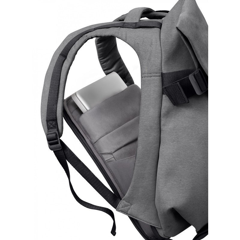 Cote et Ciel Isar Medium Eco Yarn Backpack Black Melange - Sportique