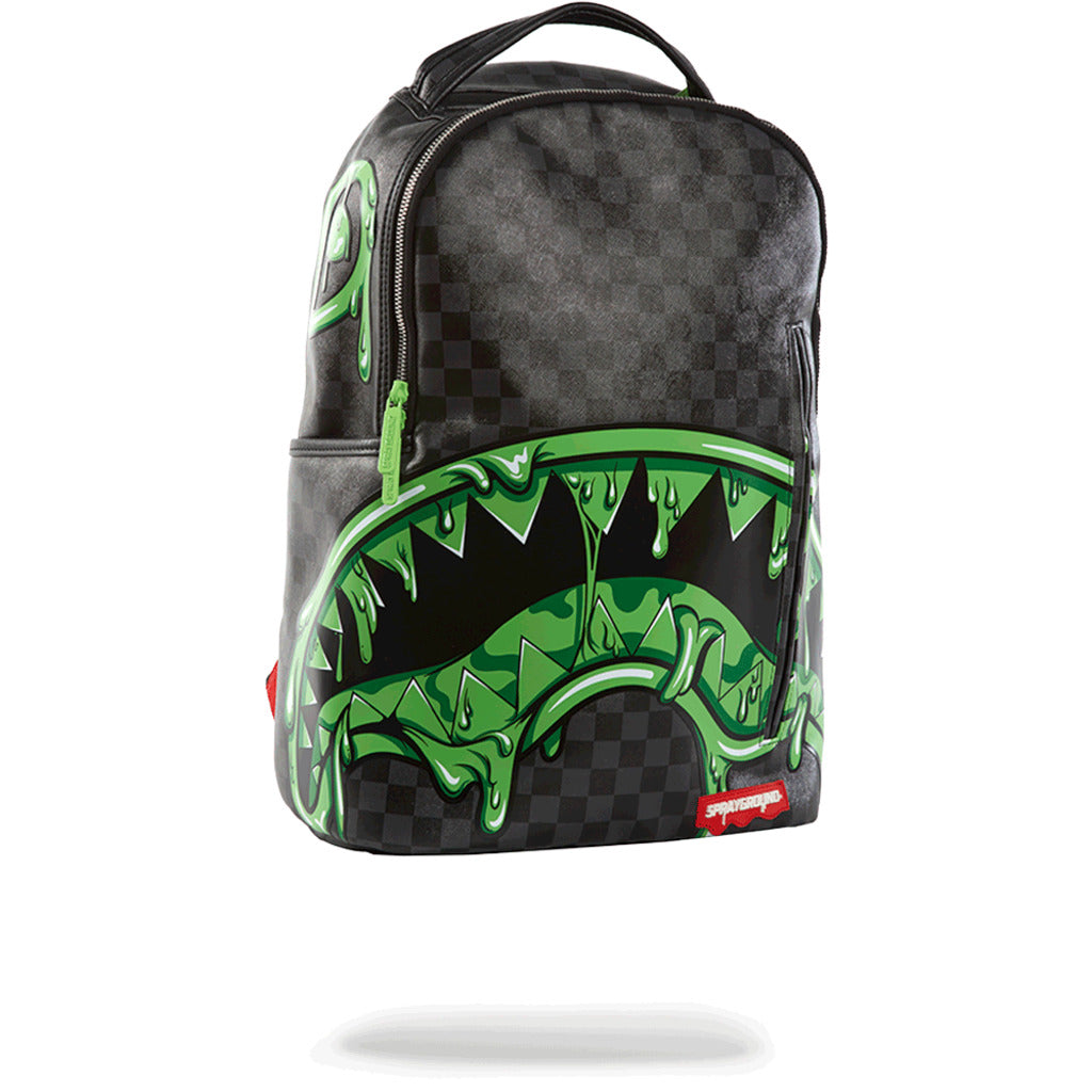 Sprayground Slime Shark Backpack | Grey/Black - Sportique