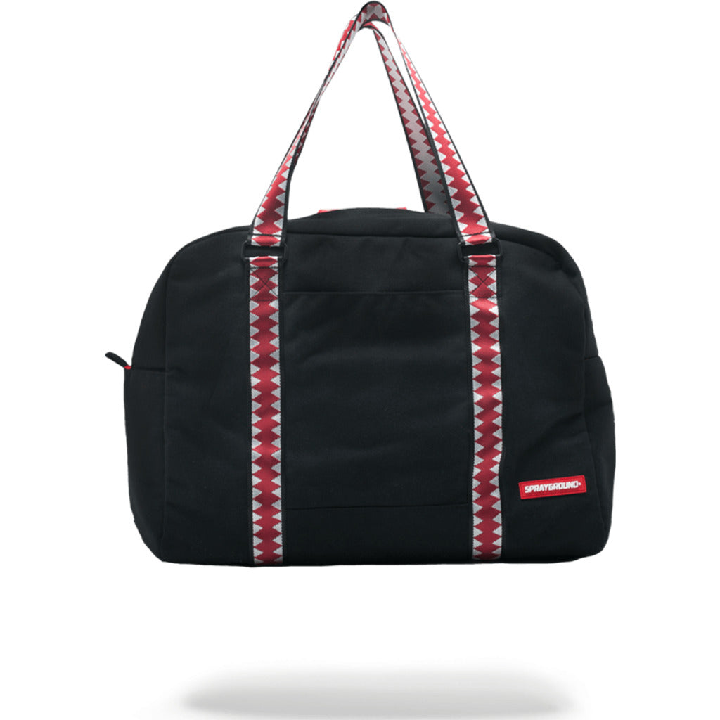 Sprayground Ghost Vertical Shark Duffle Bag Black - Sportique