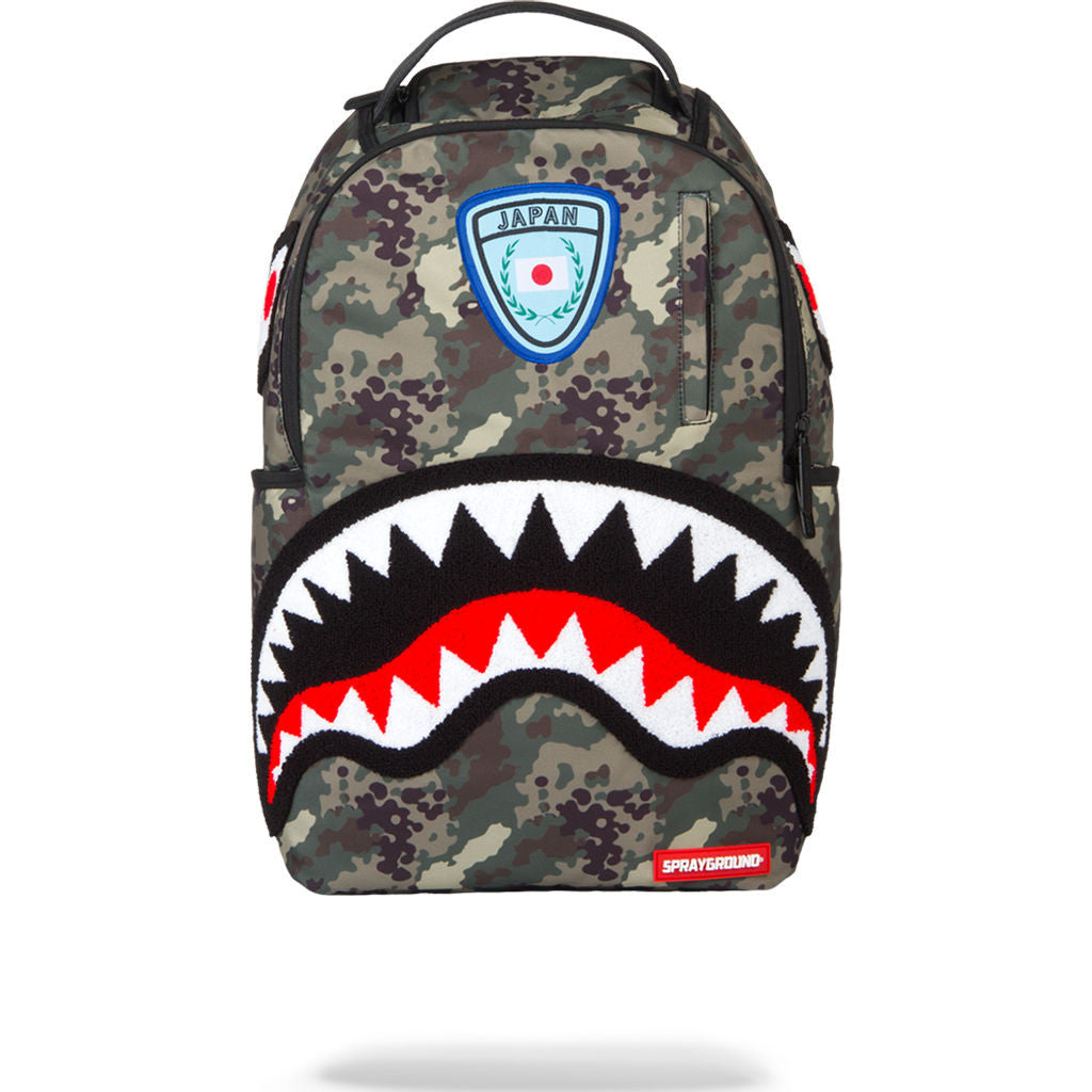 Sprayground Japan Shark Backpack | Camo - Sportique