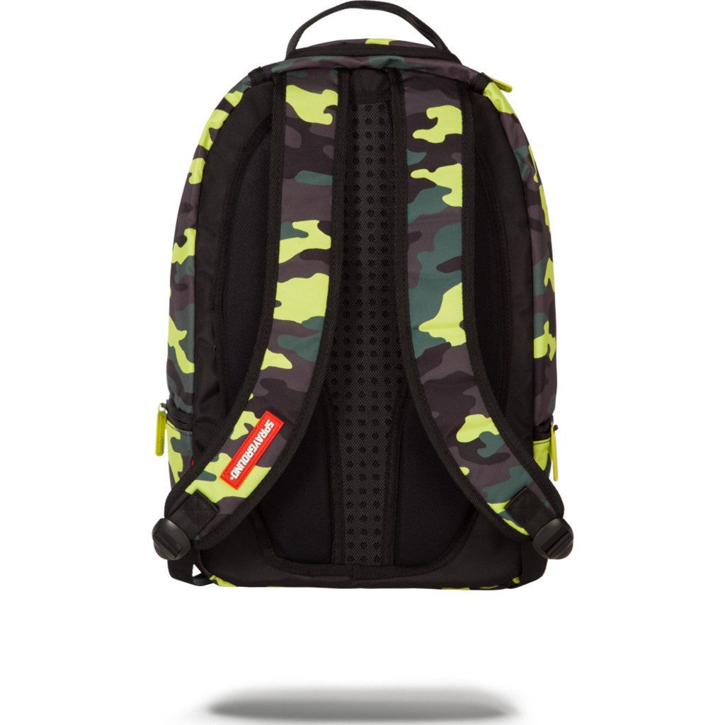 Sprayground Neon Camo Pockets Backpack Green 9100B923Nsz - Sportique