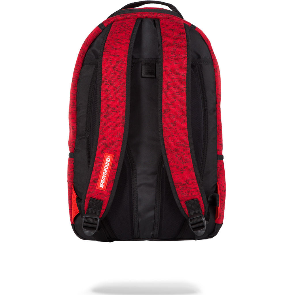 Sprayground Red Knit Backpack Red - Sportique
