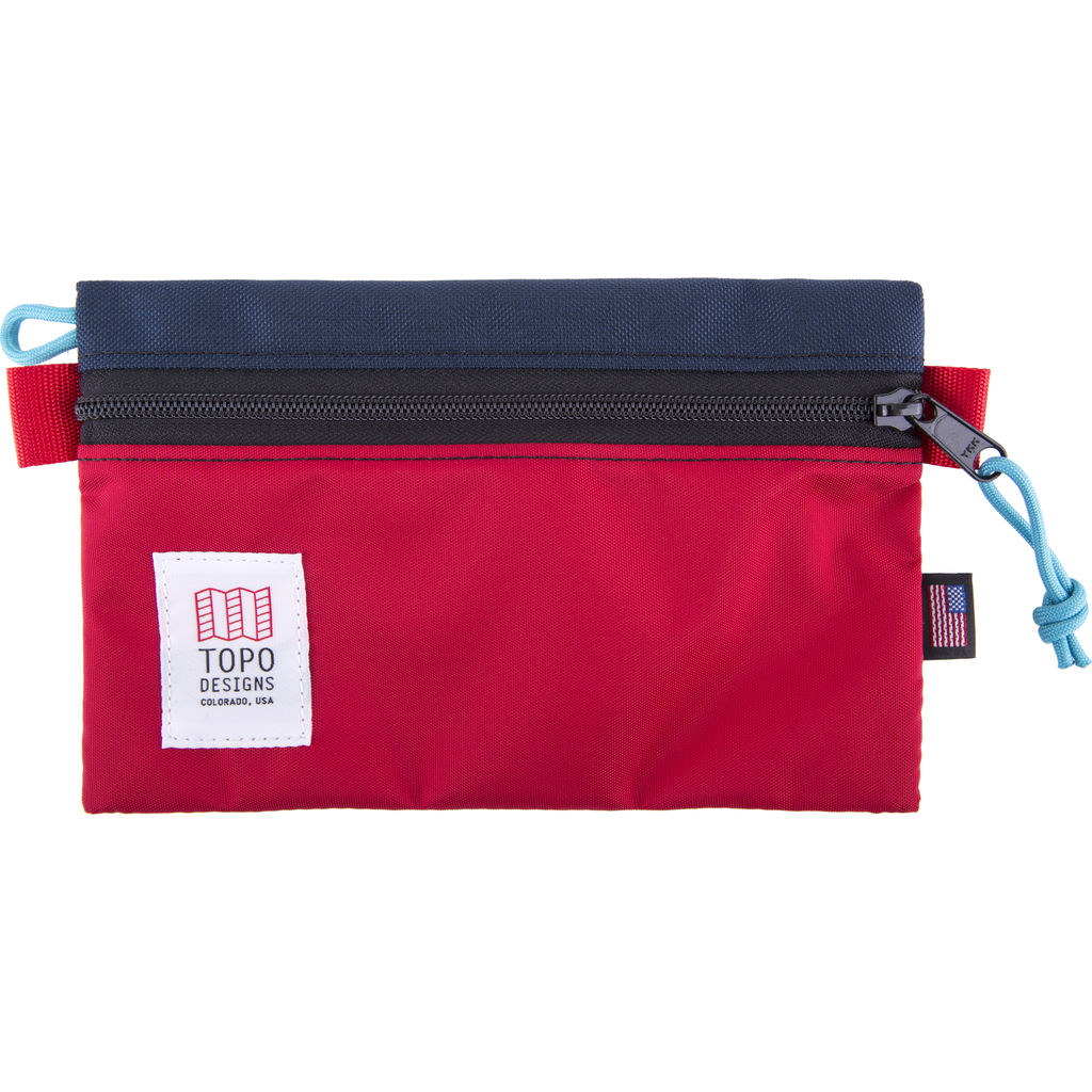 Topo Designs Micro Accessory Bag Navy/Red TDABS18NV/RDMC – Sportique