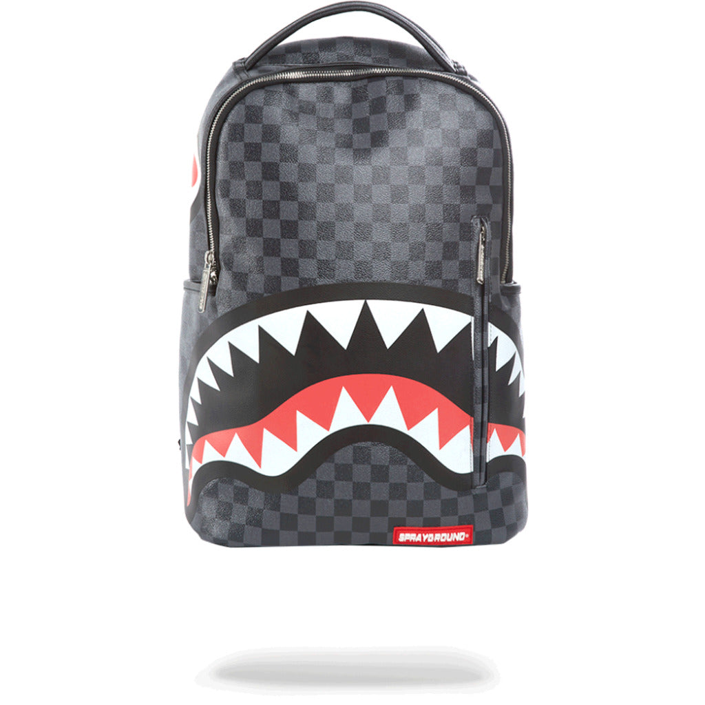 Sprayground Sharks in Paris Backpack | Grey/Black - Sportique