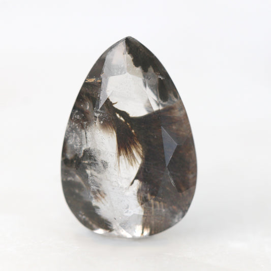 2.72 Carat Pear Dendritic Quartz for Custom Work - Inventory Code DQP272 - Midwinter Co. Alternative Bridal Rings and Modern Fine Jewelry