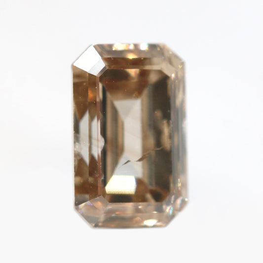 1.05 Carat Champagne Emerald Cut Celestial Diamond for Custom Work - Inventory Code SCE105 - Midwinter Co. Alternative Bridal Rings and Modern Fine Jewelry