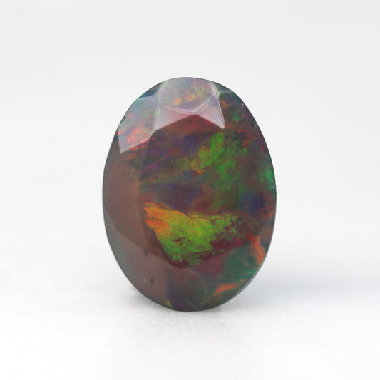 1.35 Carat Oval Black Opal for Custom Work - Inventory Code OBO135 - Midwinter Co. Alternative Bridal Rings and Modern Fine Jewelry