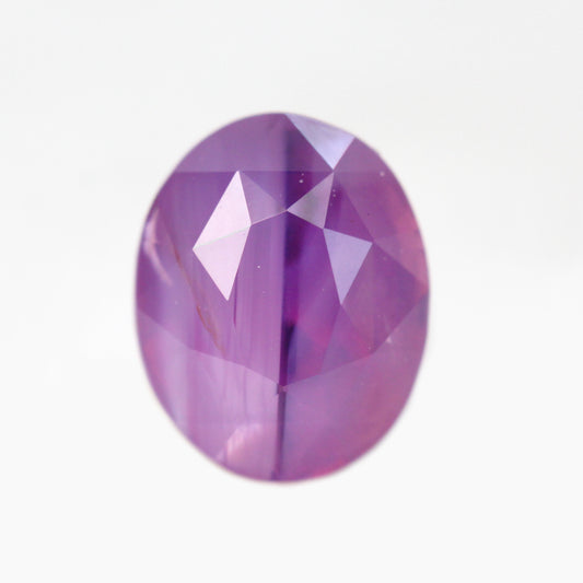 1.50 Carat Pink Purple Oval Sapphire for Custom Work - Inventory Code PPOS150 - Midwinter Co. Alternative Bridal Rings and Modern Fine Jewelry